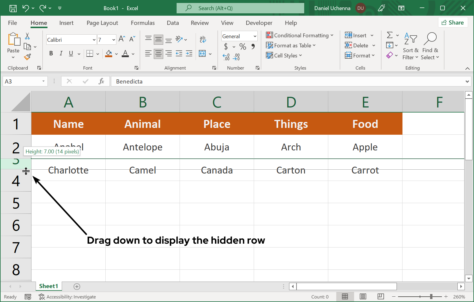 unhide-rows(alternative)