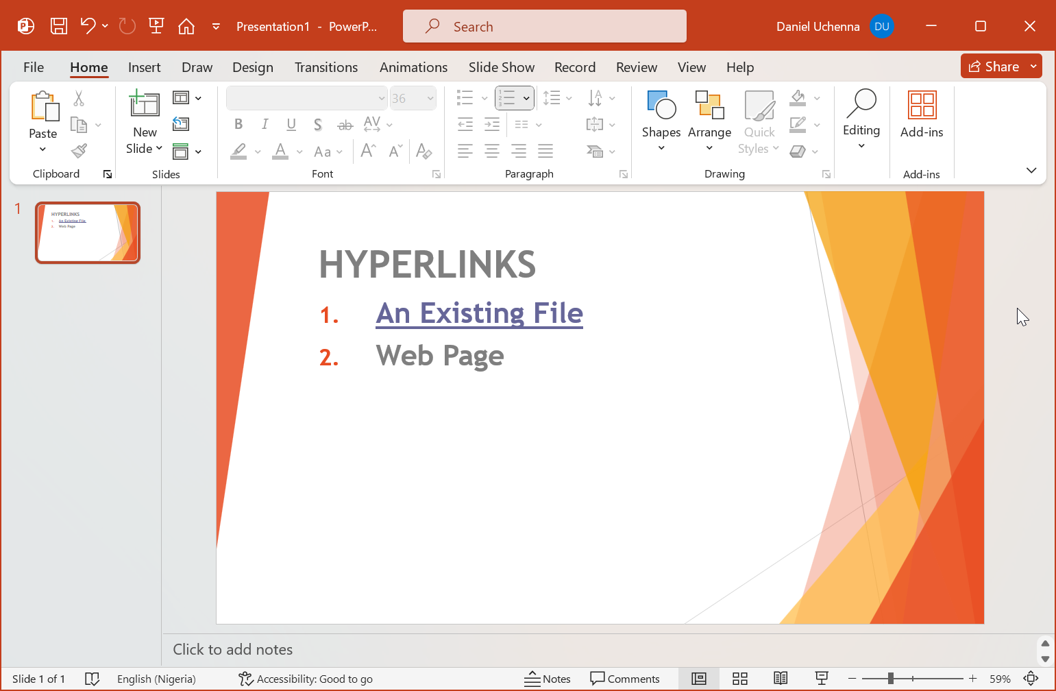 hyperlinks