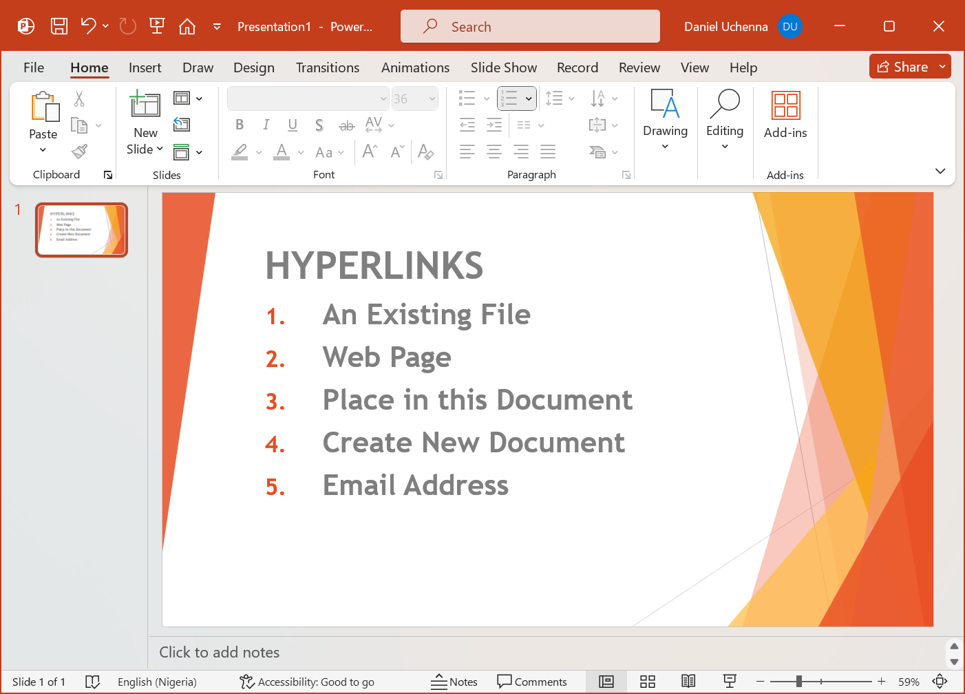 hyperlinks