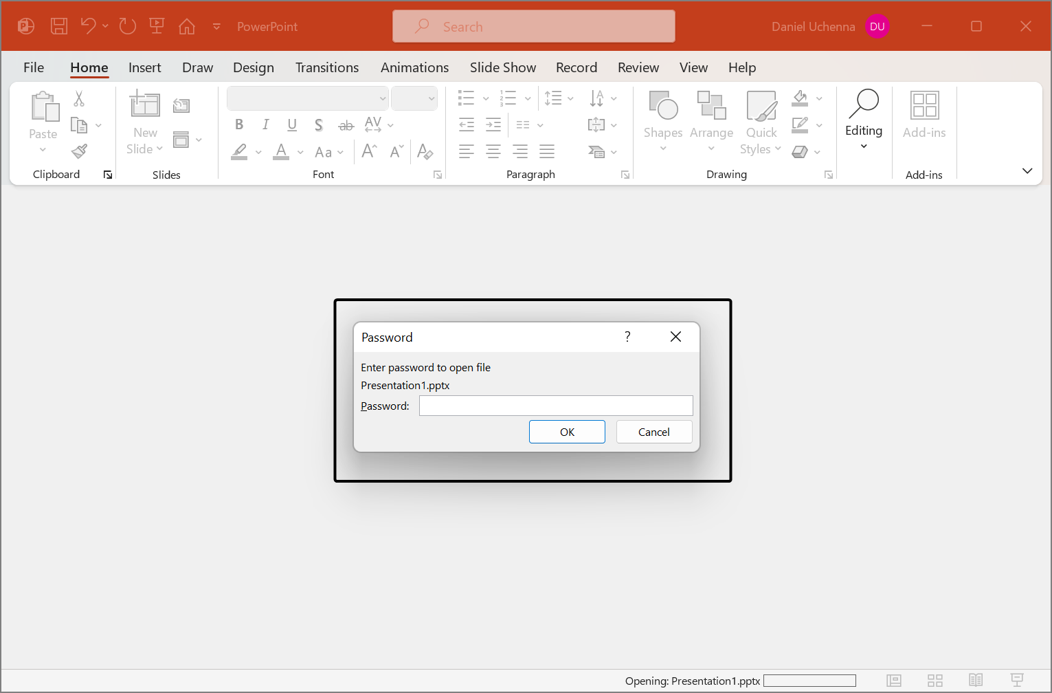 password-presentation-document