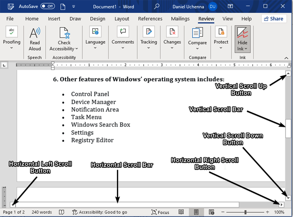 document-area-navigation