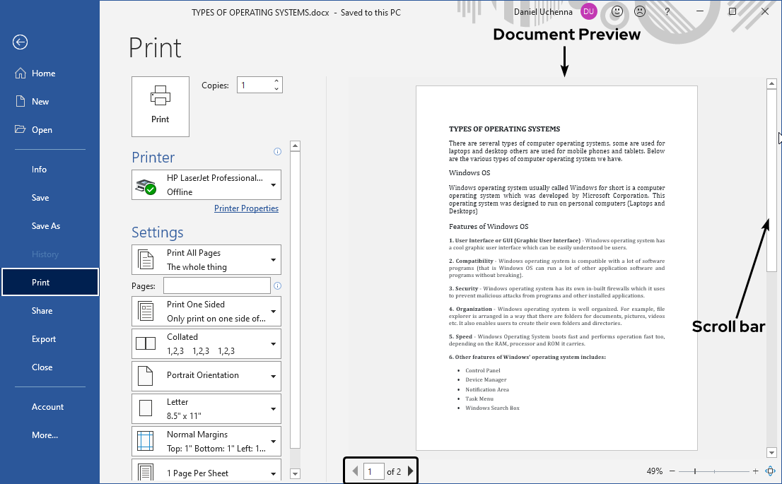preview-and-print-document