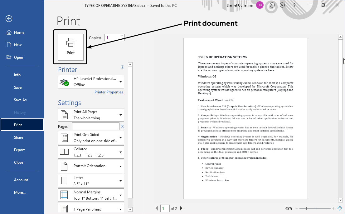 preview-and-print-document