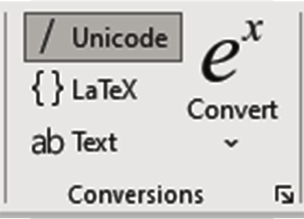 conversions