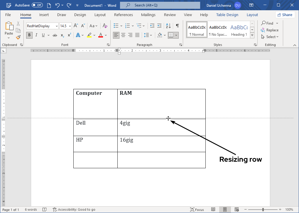 resizing-row
